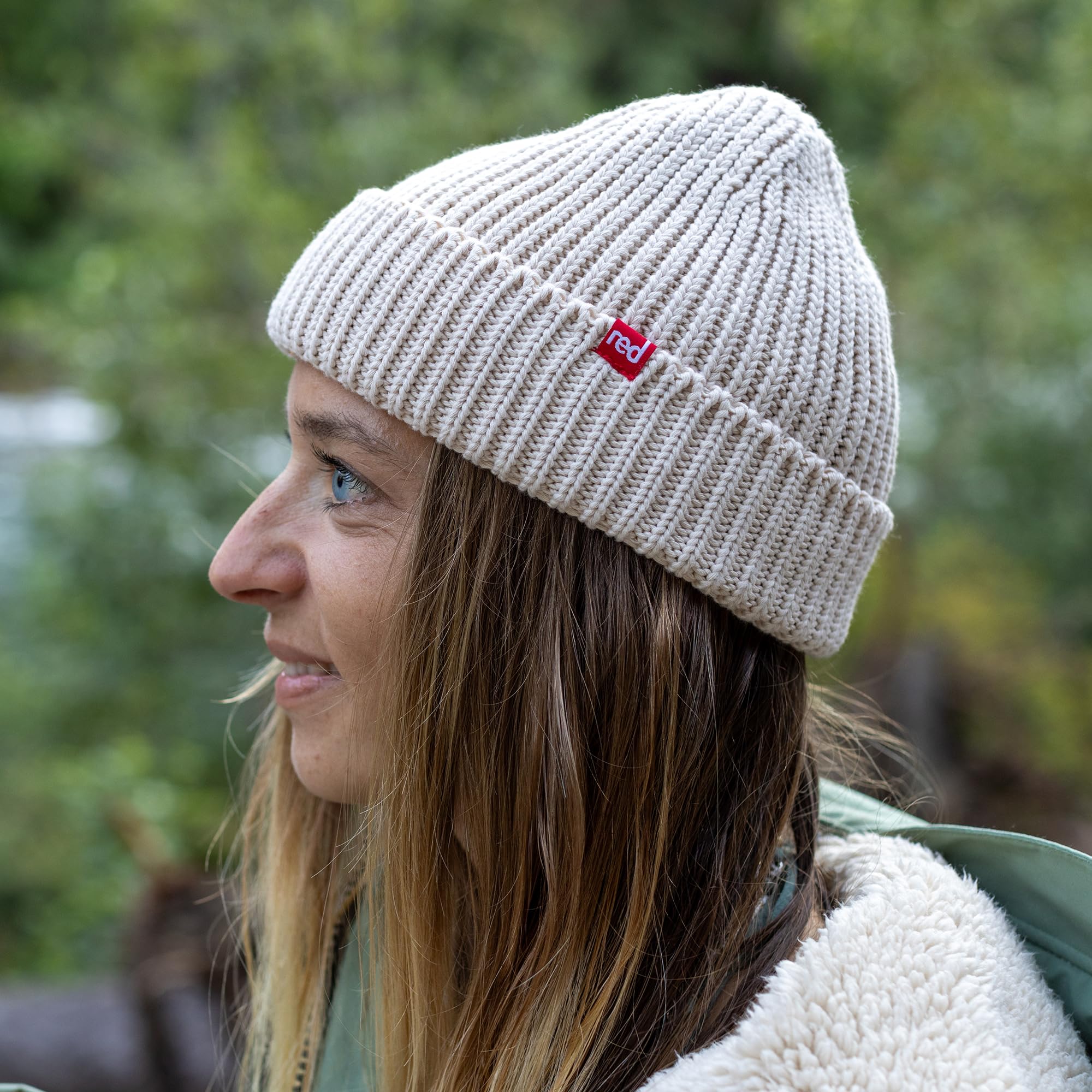 Red Original Flow Beanie - Unisex - 100% Bio-Baumwolle - Einheitsgröße