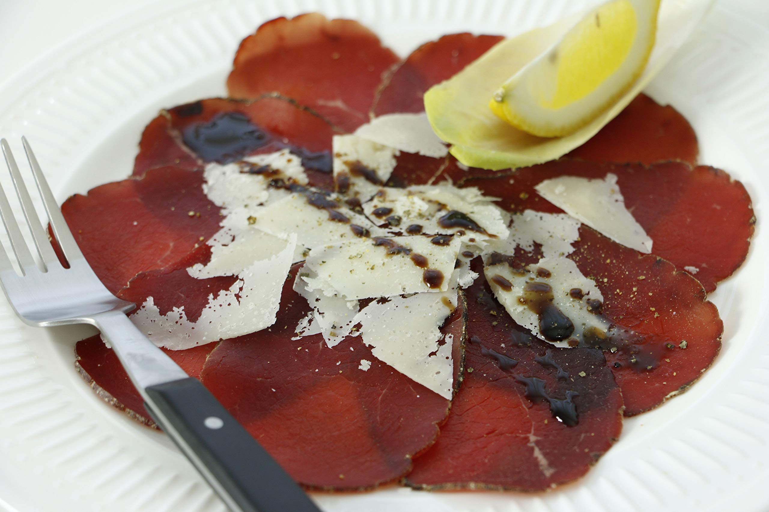 GUSTOS - Bresaola di Manzo,1 kg, Prodotto Artigianale dell' Alto Adige, solo con Carne Scelta e Magra, Prodotto Sottovuoto
