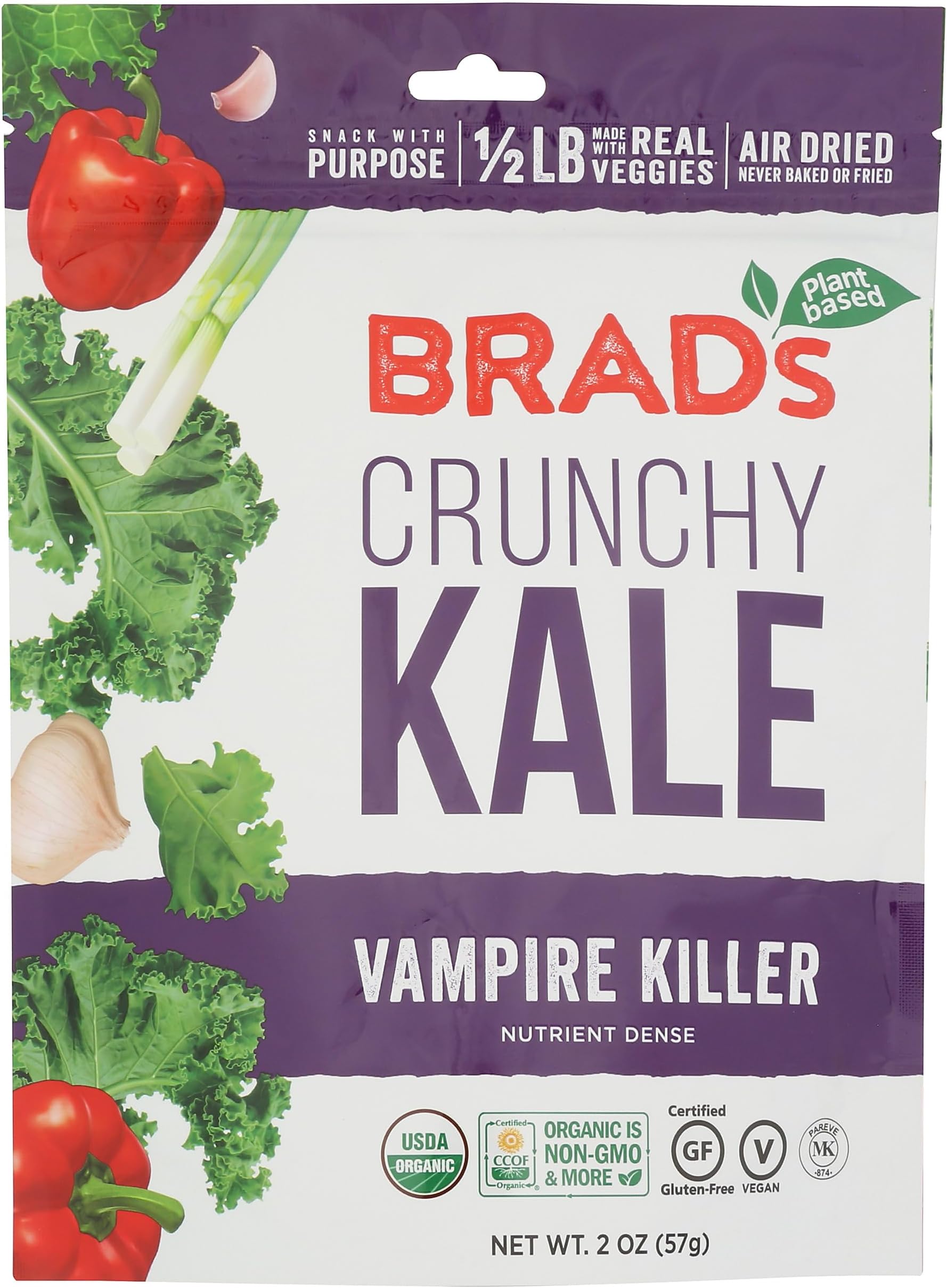 Brads Raw, Chip Kale Vamp Organic, 2 Ounce