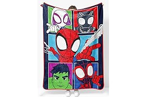 Marvel Spidey and His Amazing Friends Blanket: Snuggle Up with Spidey and Pals