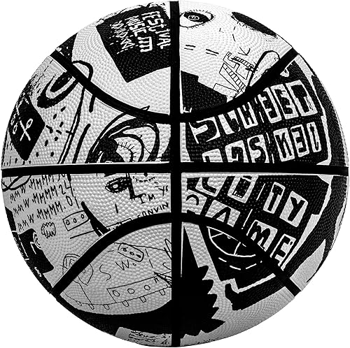 Miniatura 2 de AND1 Street Art 27.5 Basketball  Youth Sized Rubber Streetball for Indoor and Outdoor Use, Deep Channel Construction and Durability, Ideal for Boys