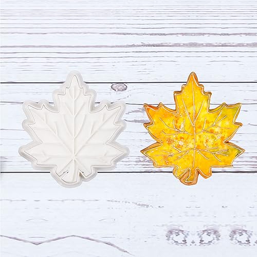 Miniatura 9 de Flycalf Cortador de galletas de calabaza con sellos de émbolo, accesorios de horneado de ácido poliláctico para vacaciones, moldes de corte, regalos