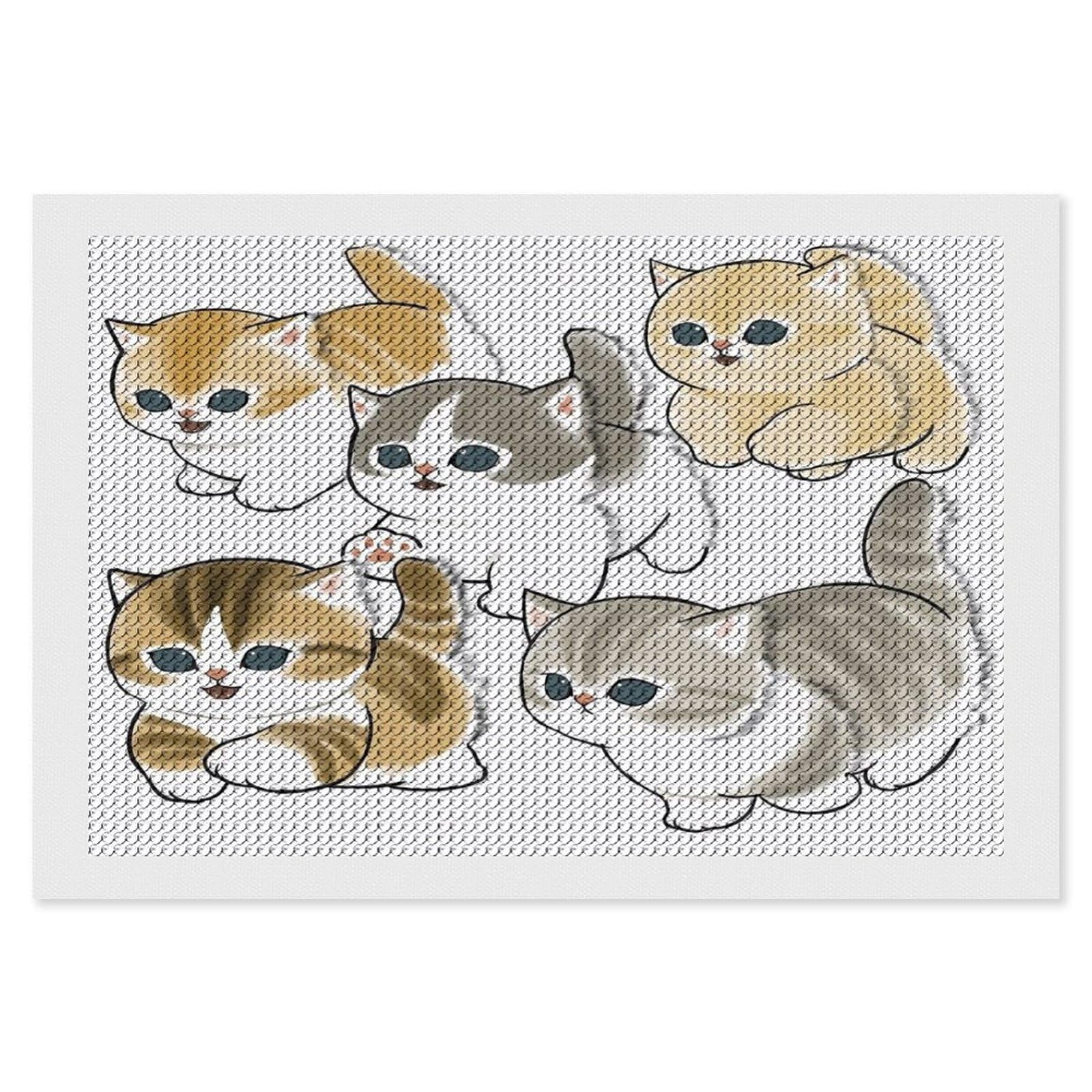 Amazon.co.jp: モフ-サンド Mofusand ダイヤモンド画 5Dダイヤモンド