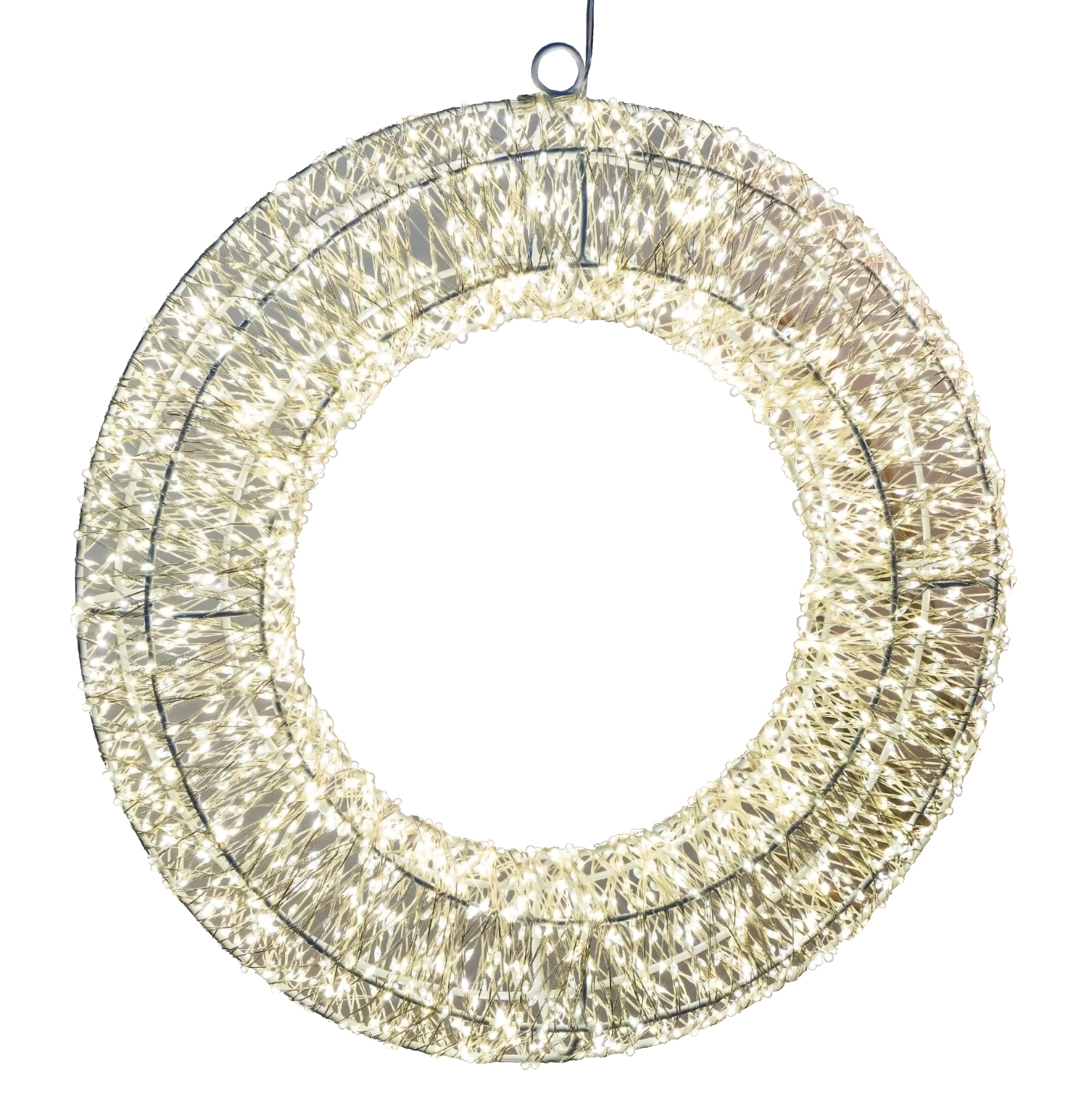 Kranz LED Timer Weihnachtskranz Türkranz Weihnachtsdeko warmweiß Indoor & Outdoor Ø 40 cm