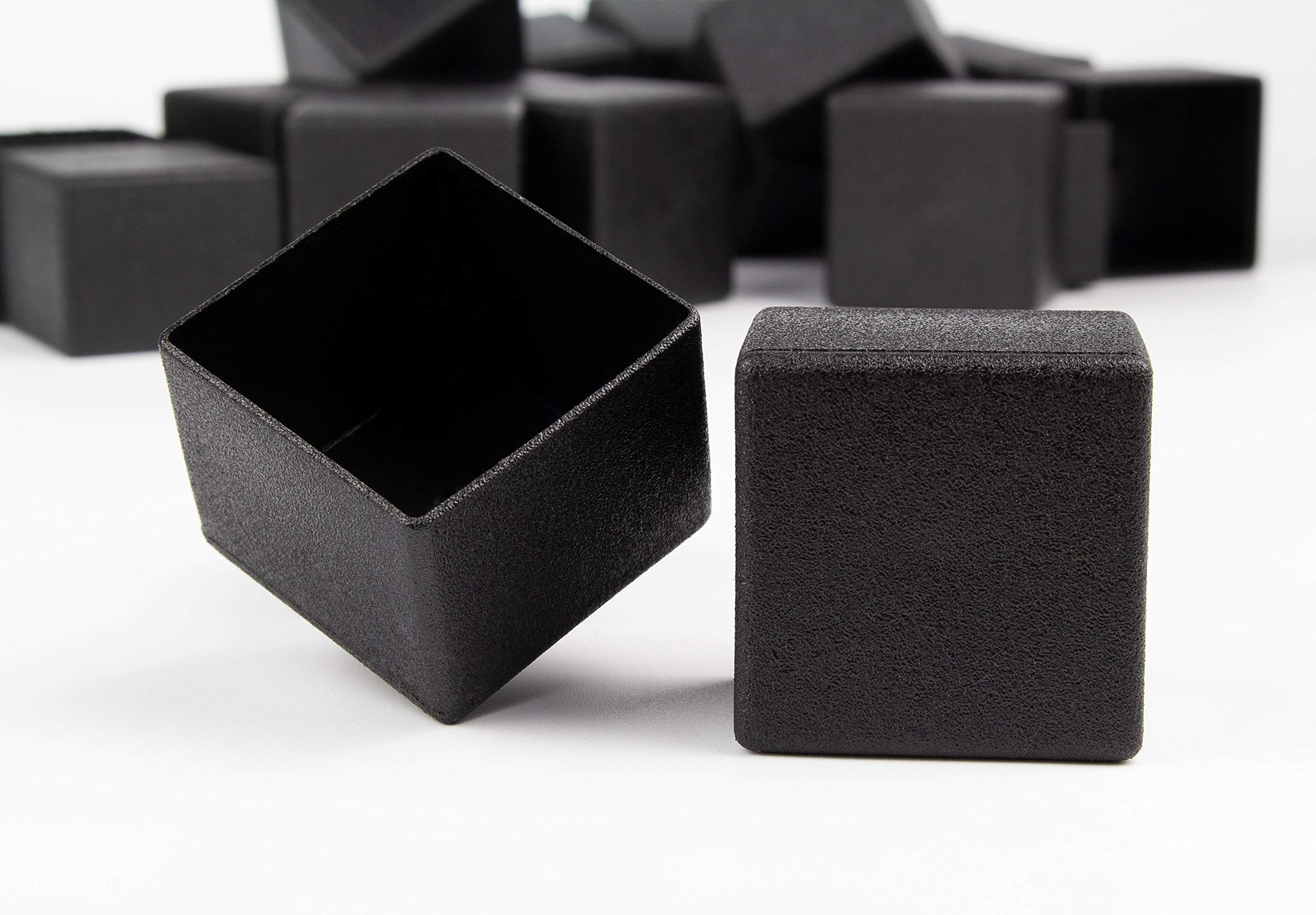 Tappi Per Tubi Quadrati In Plastica - Scatto A Pressione, Varie Misure 1/2" - 2"