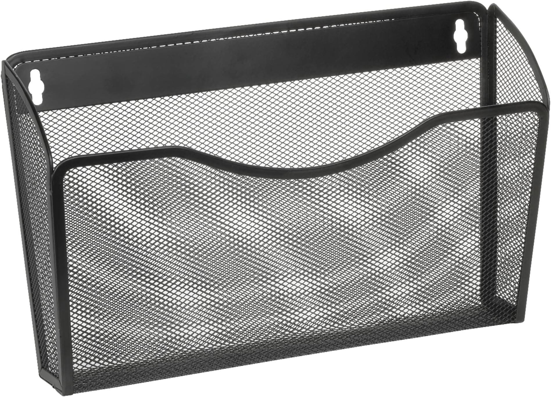 OfficeMax Mesh Wall Letter File, Silver