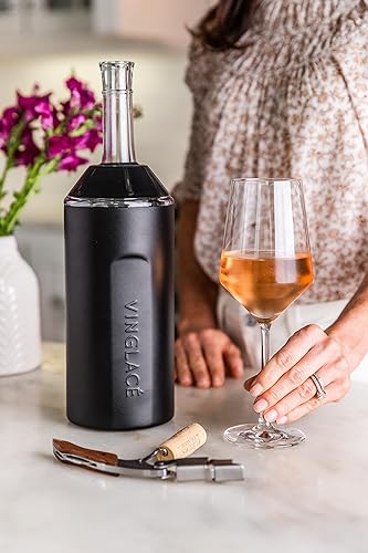 Miniatura 4 de Vinglacé Recipiente aislante para vino de acero inoxidable Negro -,Coral,marino,Rosa,Sea Glass,Blanco,Azul fresco,Cobre,Evergreen,Grafito,Oro