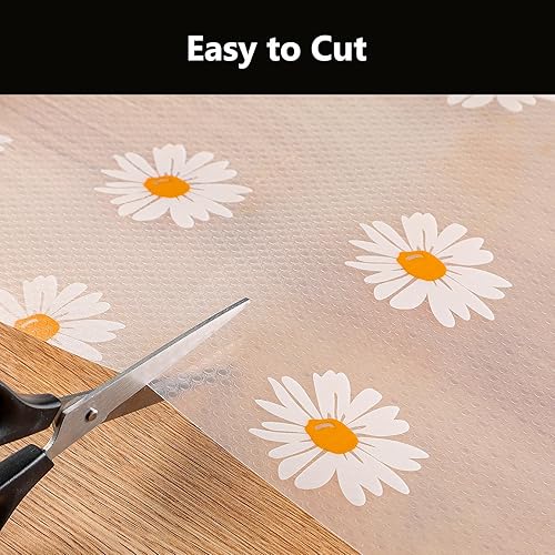 Miniatura 7 de INNOLITES Revestimientos para armarios de cocina Revestimiento de cajones impermeable y a prueba de aceite, EVA no adhesivo con patrón floral