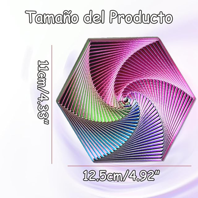 Foto 2 de 6 de Echehi Juguete Antiestrés con Gradiente Fractal para Niños Adultos