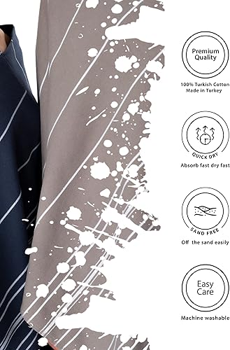 Miniatura 4 de Toalla turca estilo chal 100% algodón para mujer, toalla de poncho, poncho de surf, vestido de toalla de playa + diadema, toalla de baño para mujer,