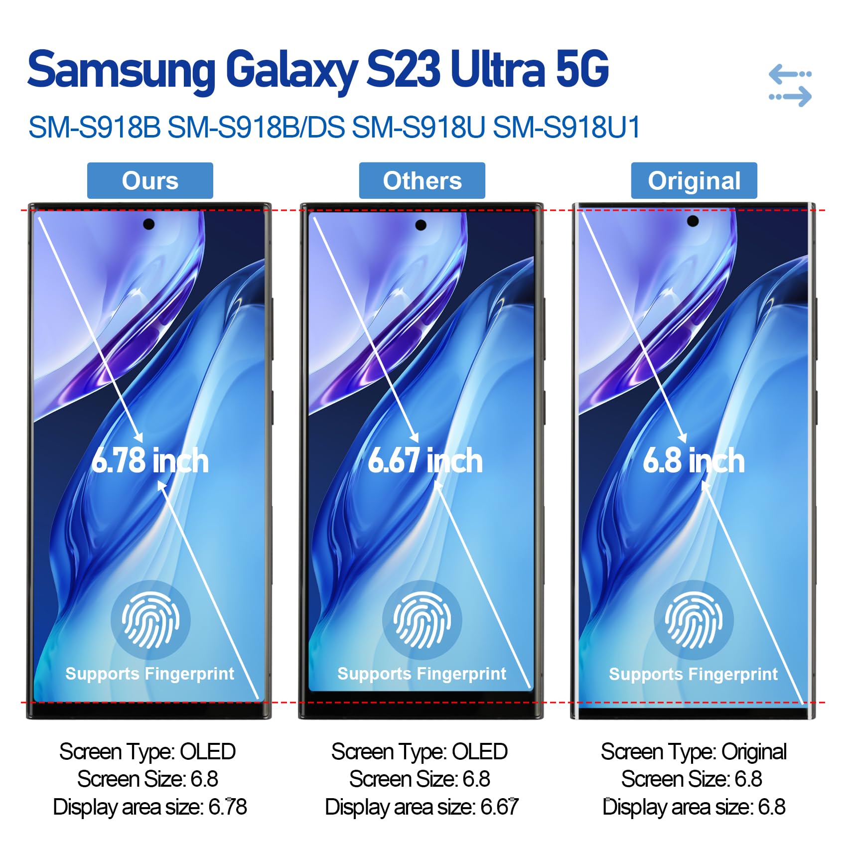 Amazon.com: [for US Version] Yondista for Samsung Galaxy S23 Ultra