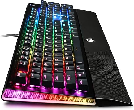 CyberpowerPC Skorpion K2 CPSK302 RGB Mechanical Gaming Keyboard with Kontact TM Blue (Clicky) Mechanical Switches