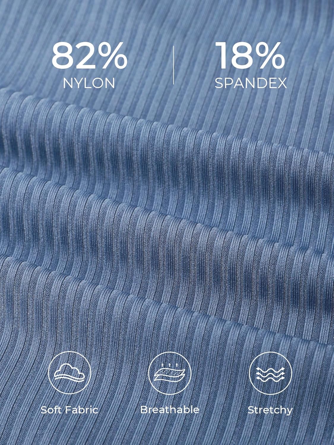 Summer Mae Plus Size Women Ribbed Bikini Set Two Piece High Waist Swimsuit Scoop Top Tummy Control Bathing Suit Swimwear