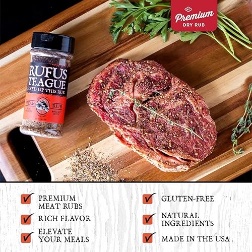 Miniatura 4 de Rufus Teague - Steak Rub - Premium BBQ Rub - Botellas de 6.2 oz - Paquete de 2