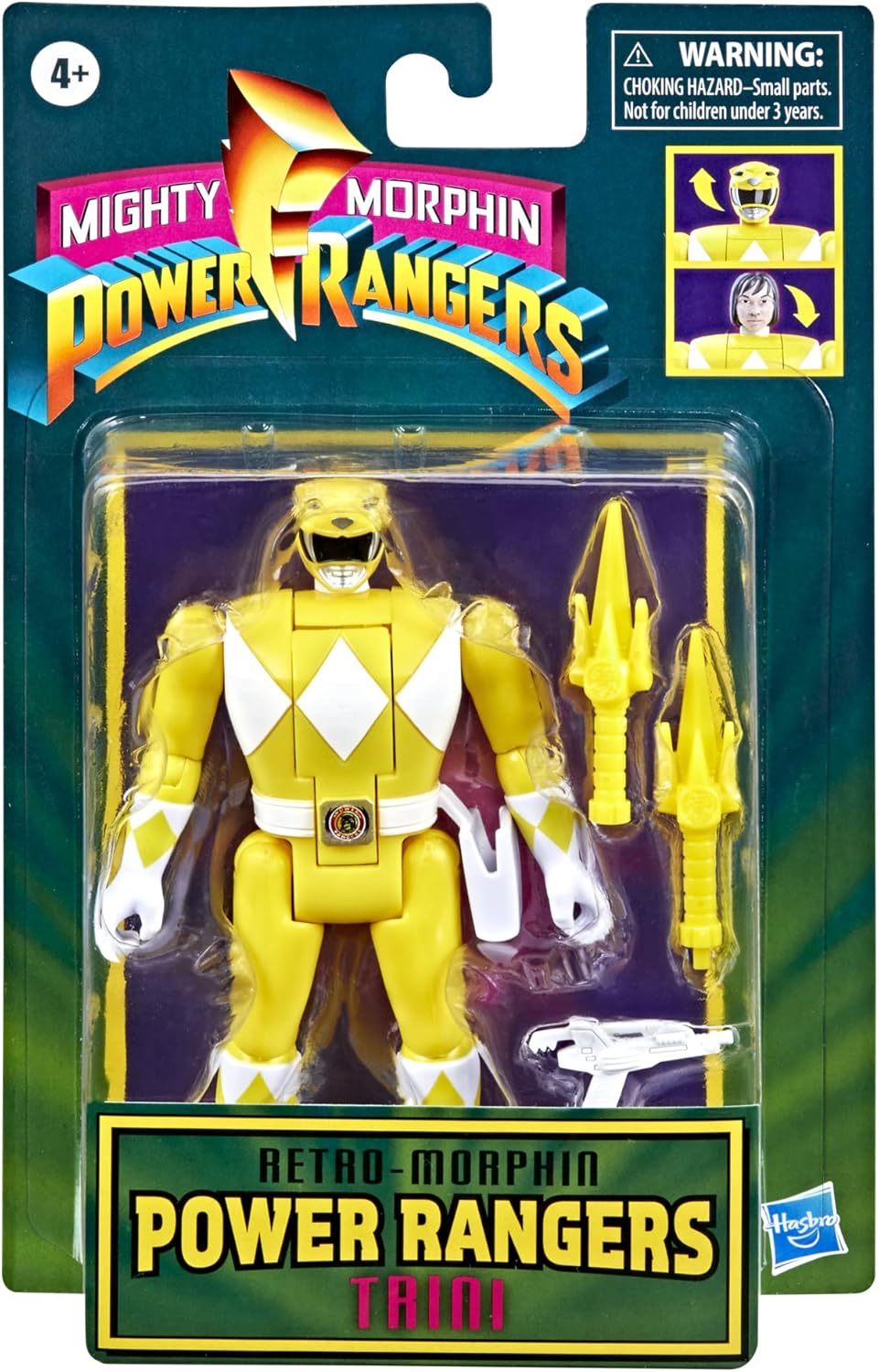 Power Rangers Mighty Morphin Retro Morphin Yellow Ranger TRINI