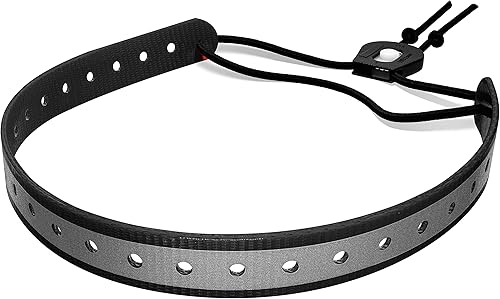 Correa de repuesto para collar de perro reflectante de biotano de 34 pulgadas, color negro, compatible con collar E y collares de entrenamiento