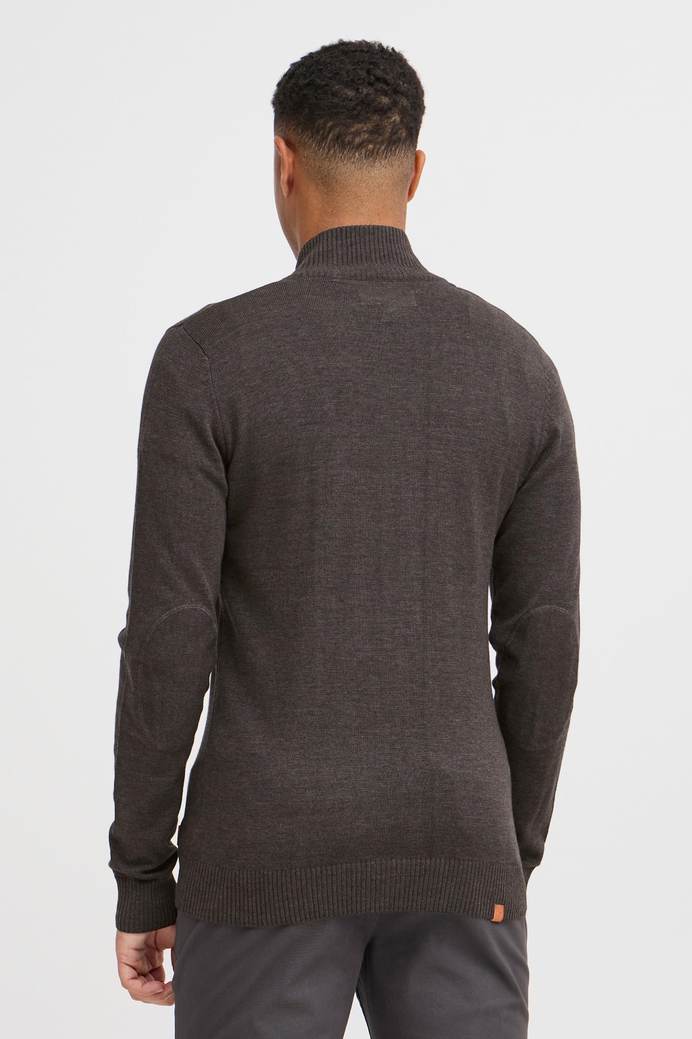 BLEND Norman Cárdigan Chaqueta De Punto Rebeca para Hombre con Cuello Alto Cremallera