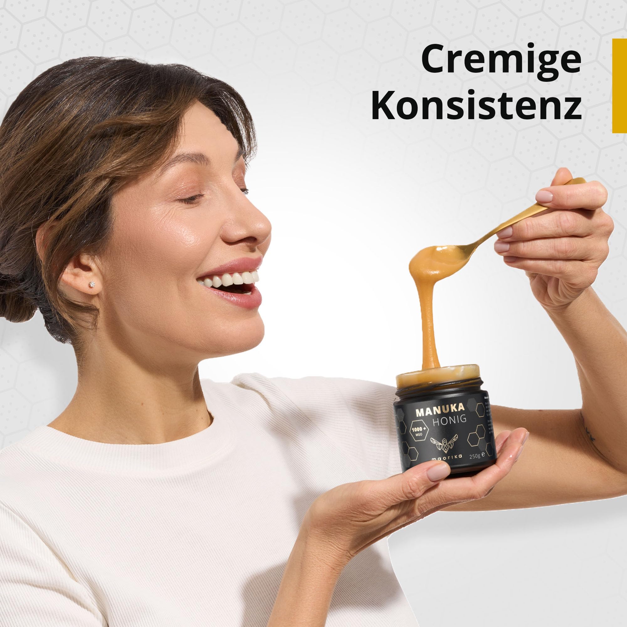 Manuka Honig 1000 MGO + 250g im Glas (lichtundurchlässig, kein Plastik) - laborgeprüft, zertifiziert aus Neuseeland - maorika