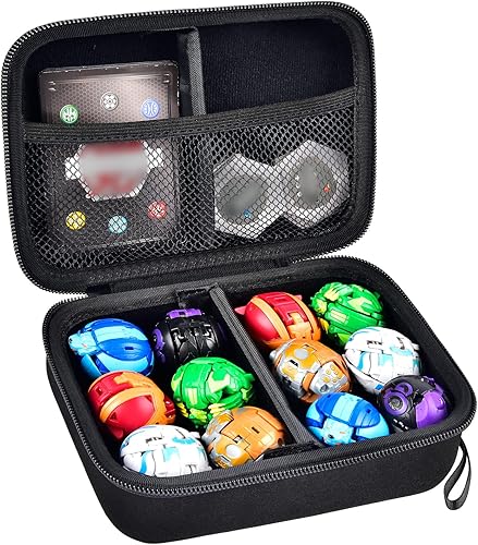 Miniatura 1 de Funda compatible con Bakugan para Baku Gear Pack, organizador de juguetes, almacenamiento para tarjetas Bakucores y figuras de acción ultra