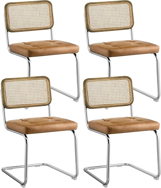 Zouron Set of 4 Dining Room Chairs, Kitchen Chairs, Living Room Chairs