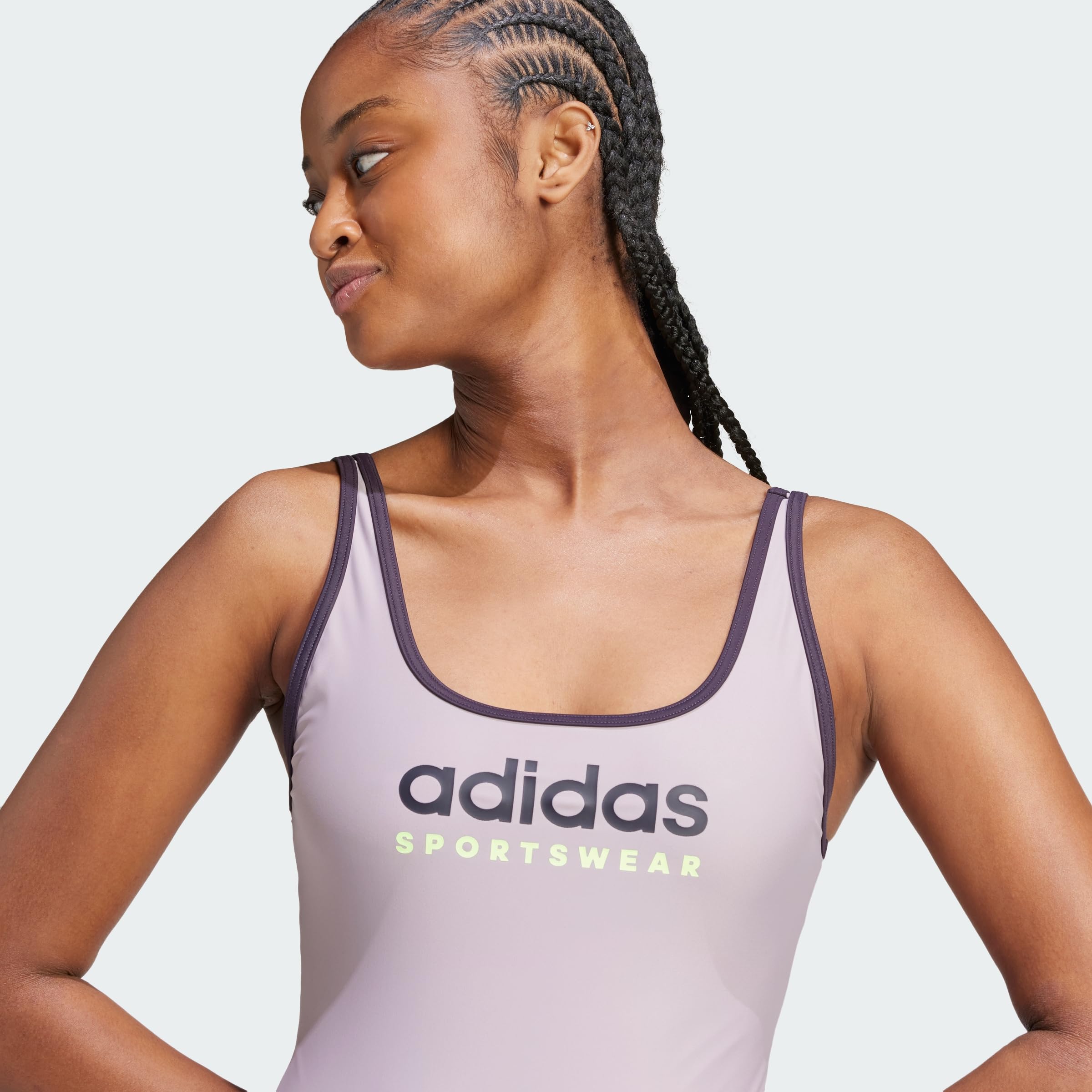 adidas Strój kąpielowy jednoczęściowy Kobiety Sportswear U-back Swimsuit