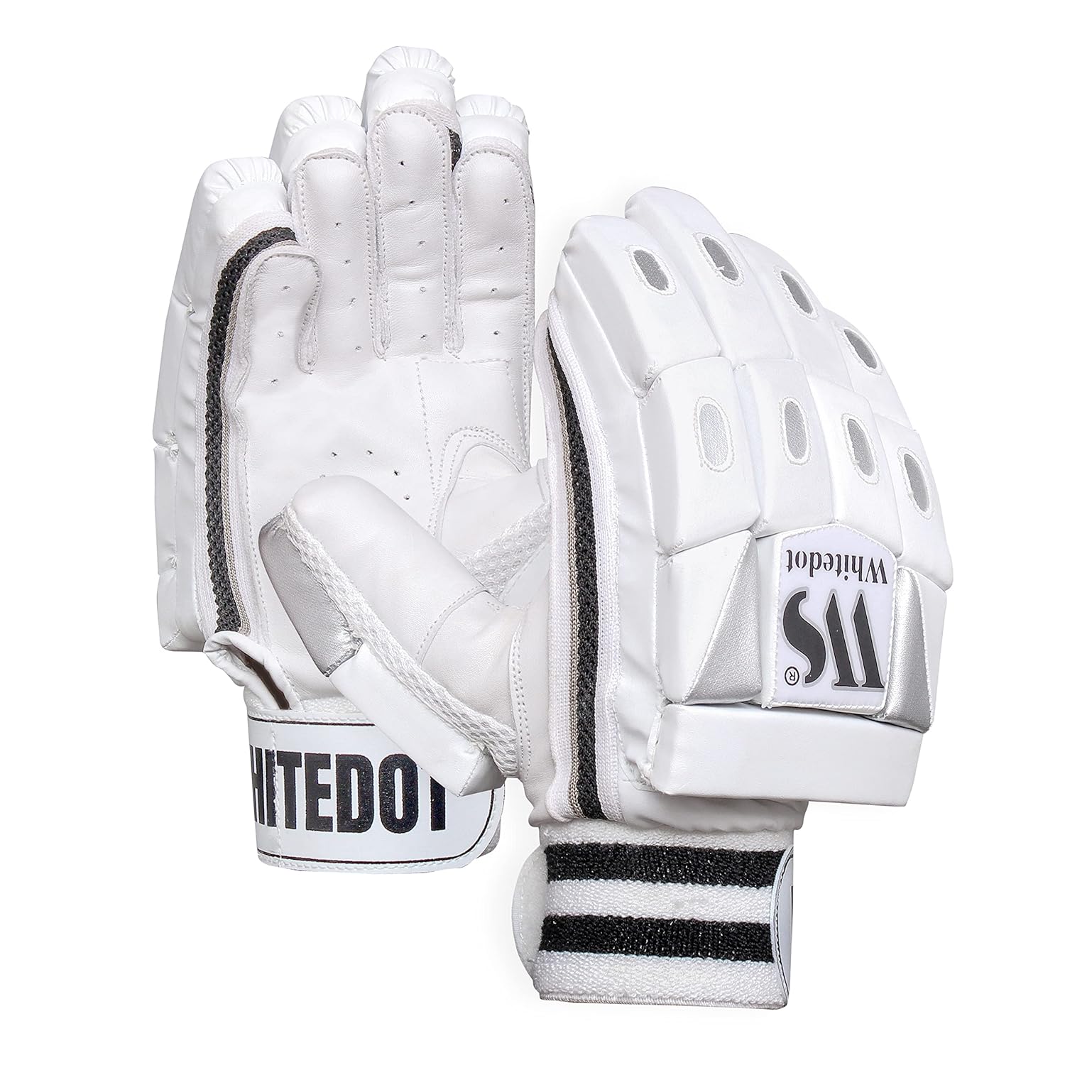 Buy WHITEDOT SPORTS Dot 1.0 Cricket Batting Leather Gloves, Boys, Rh