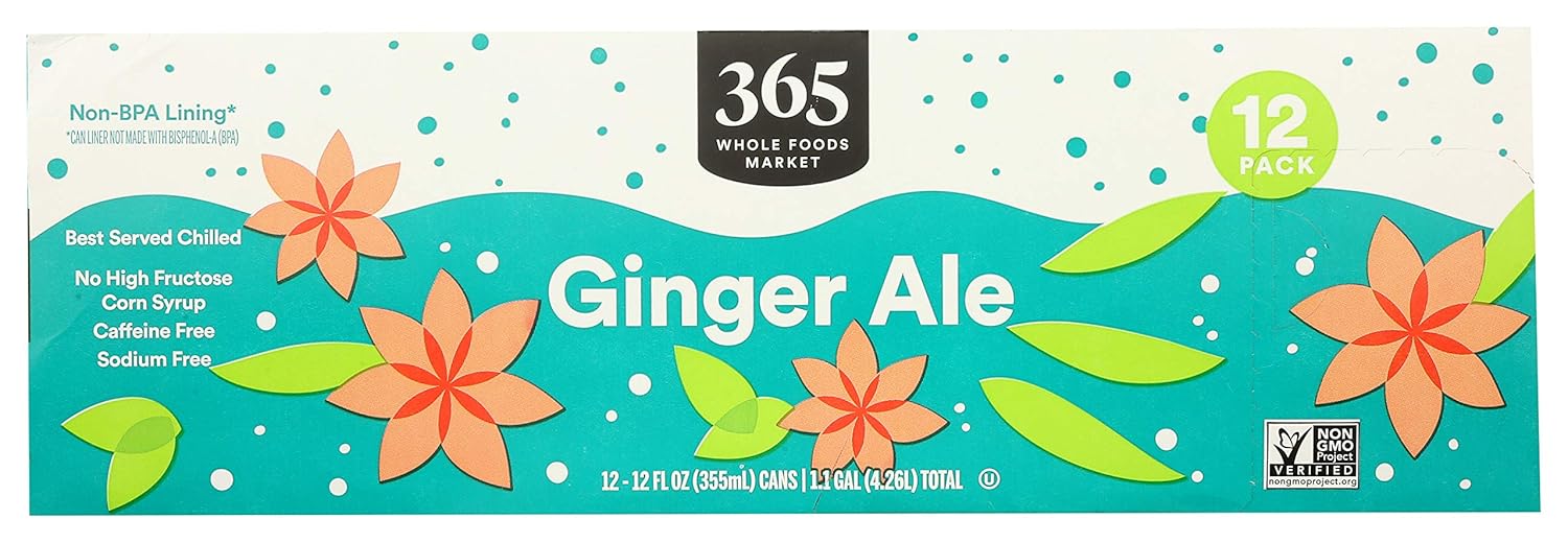 365 by Whole Foods Market, Soda Ginger Ale, 12 Fl Oz, 12