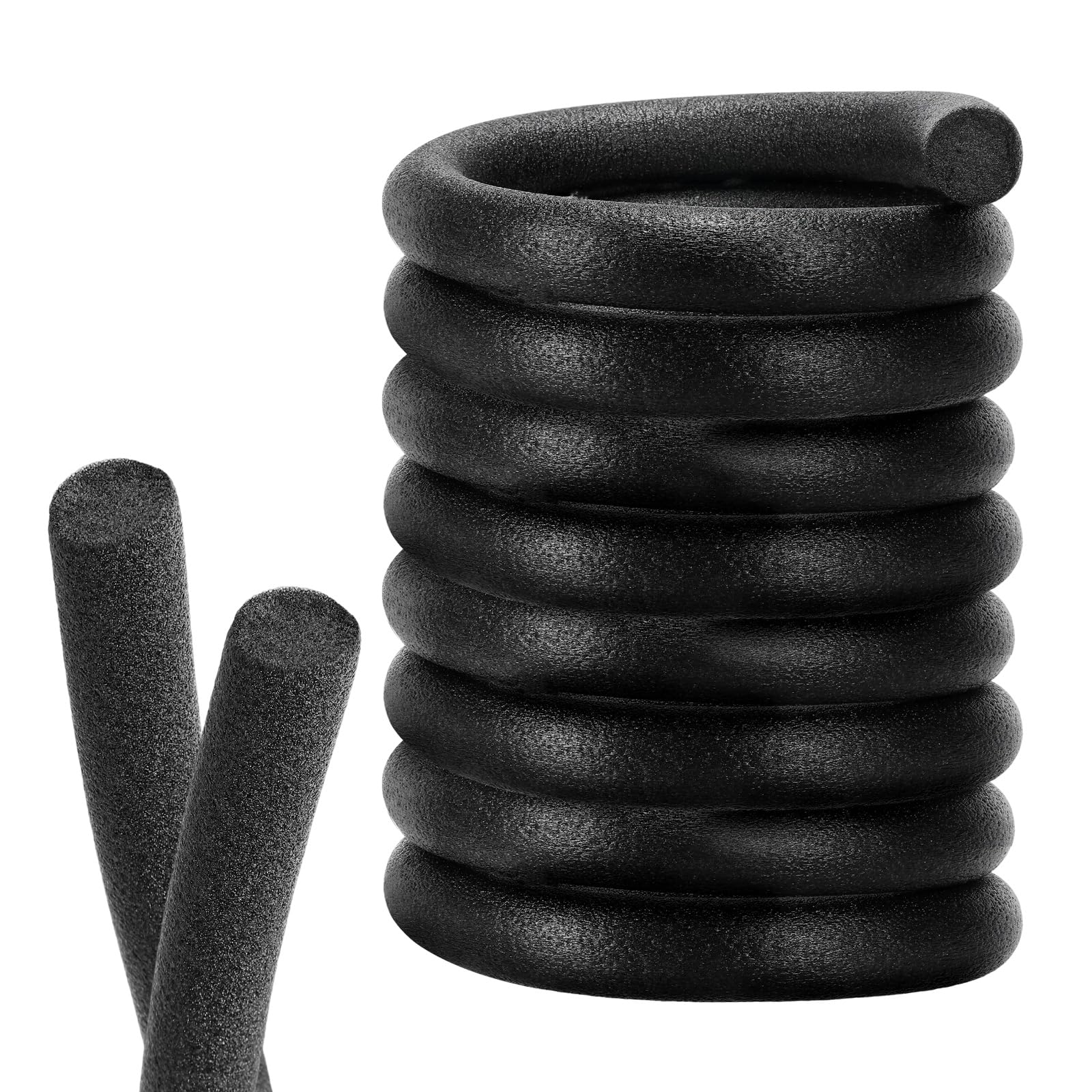 PATIKIL 1-9/16 Inch(40mm) Diameter x 6.56 Feet Backer Rod for Gaps and Joints Foam Rope Caulk Crack Joint Filler Roll Seal Weather Strip for Home Construction Black
