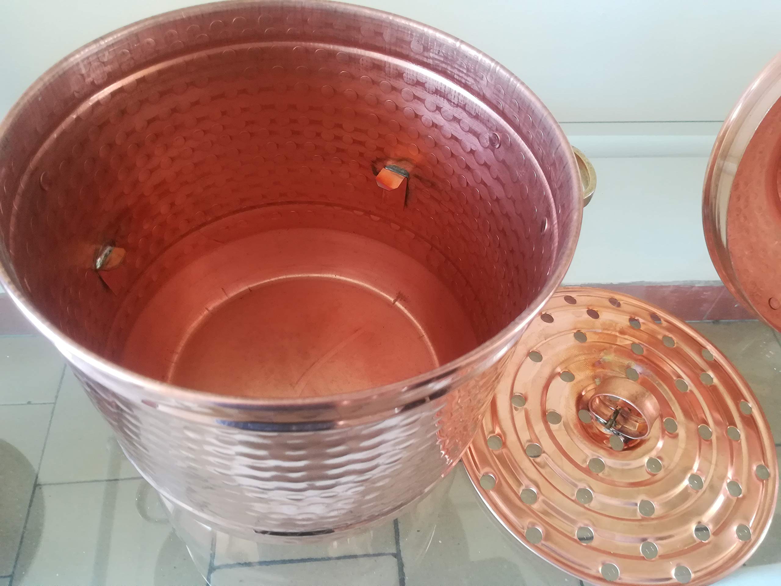 Alambicco In Rame 10L Per Oli Essenziali - Distillazione Erbe, Piante E Aromi, Artigianale