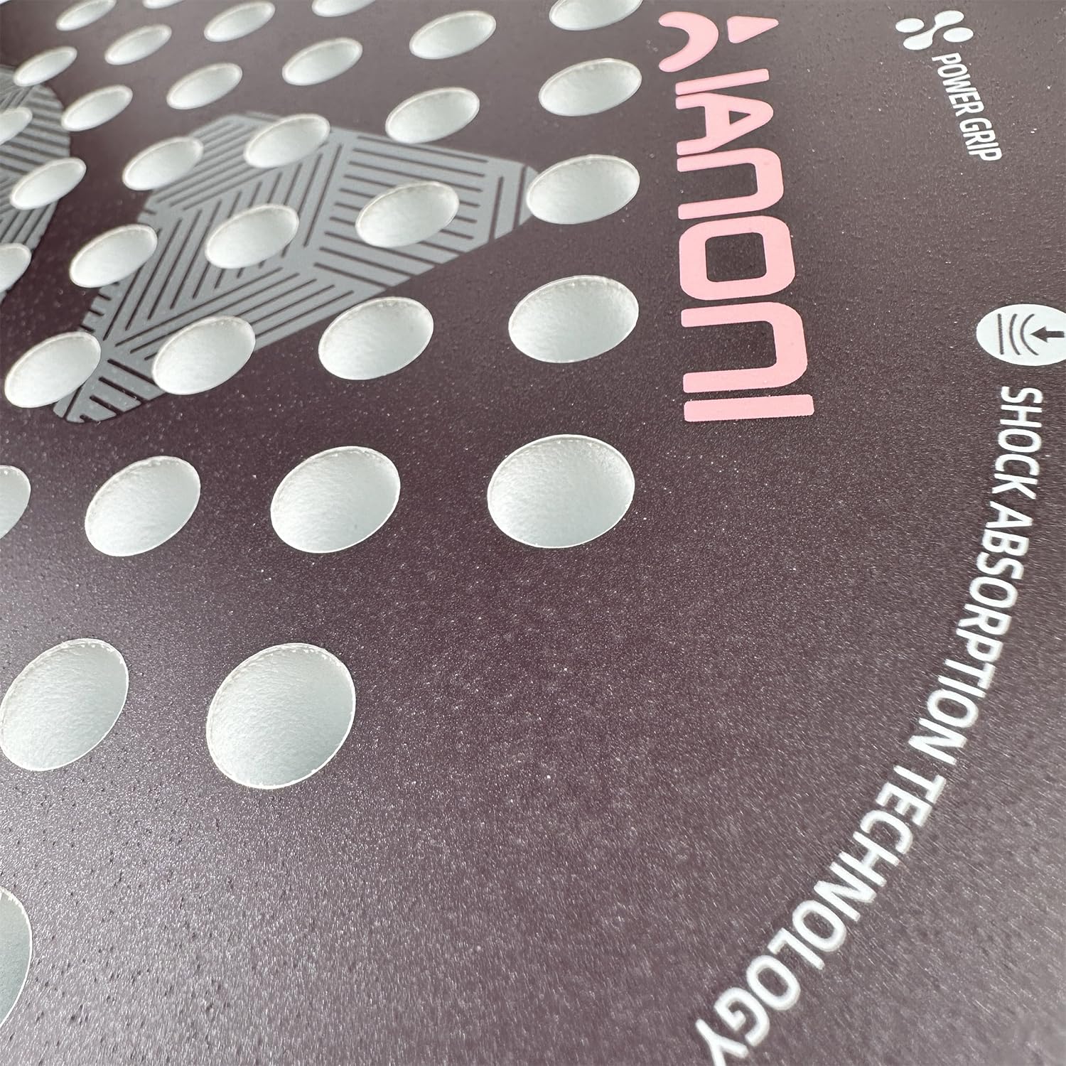 Padelschläger Karbonfaser-Oberfläche | Ultra Power Padelschläger Braun