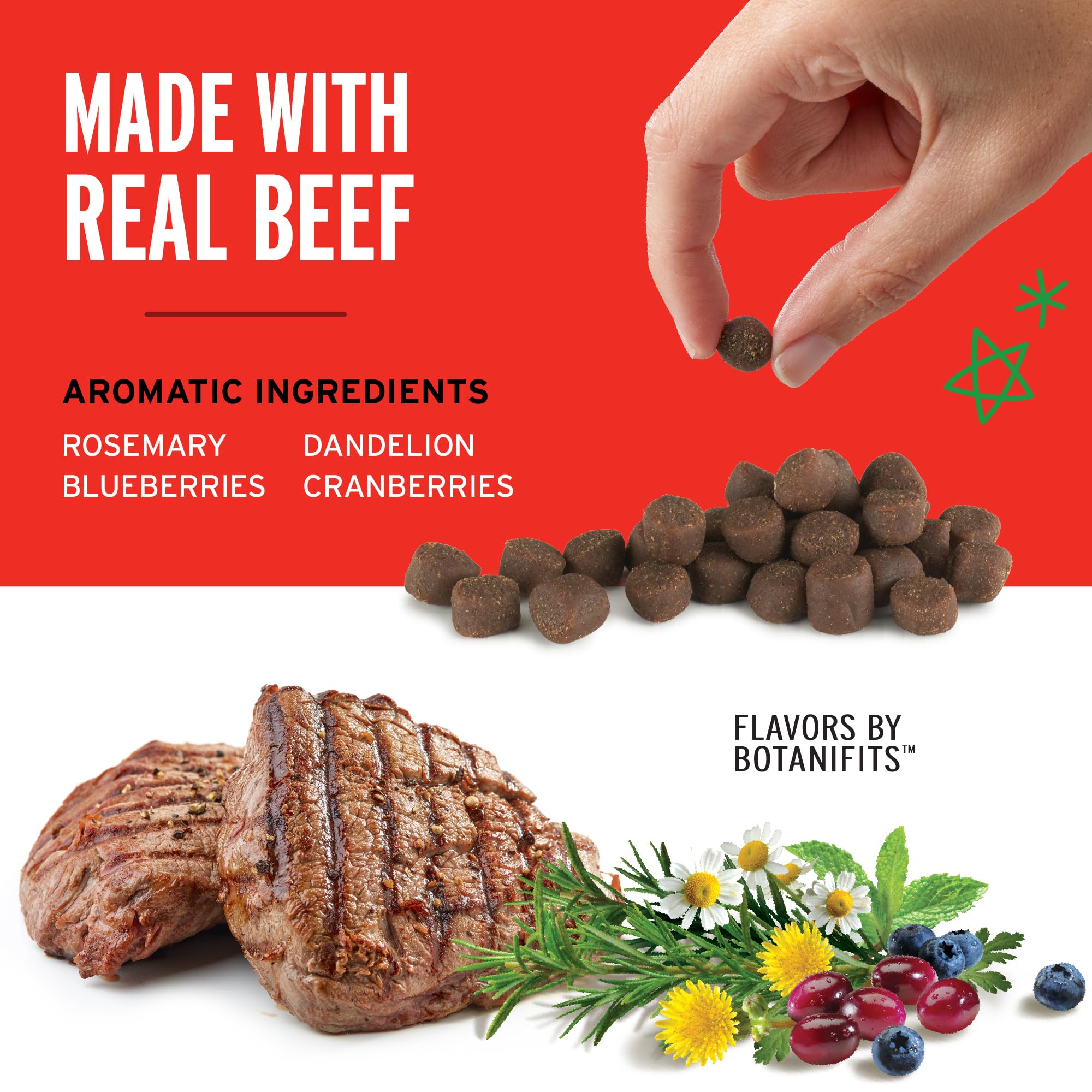 Pet Botanics Training Rewards Treats, Carne de Res, 20 onzas