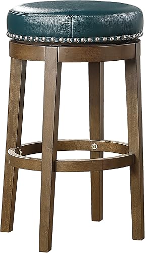 Miniatura 3 de Lexicon Blueridge Taburete giratorio de altura (juego de 2), 30.5" SH, verde