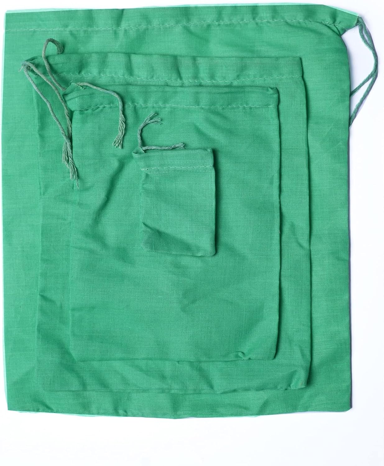 Cotton Single Drawstring Muslin Bags 5"x7"50 Count Pack