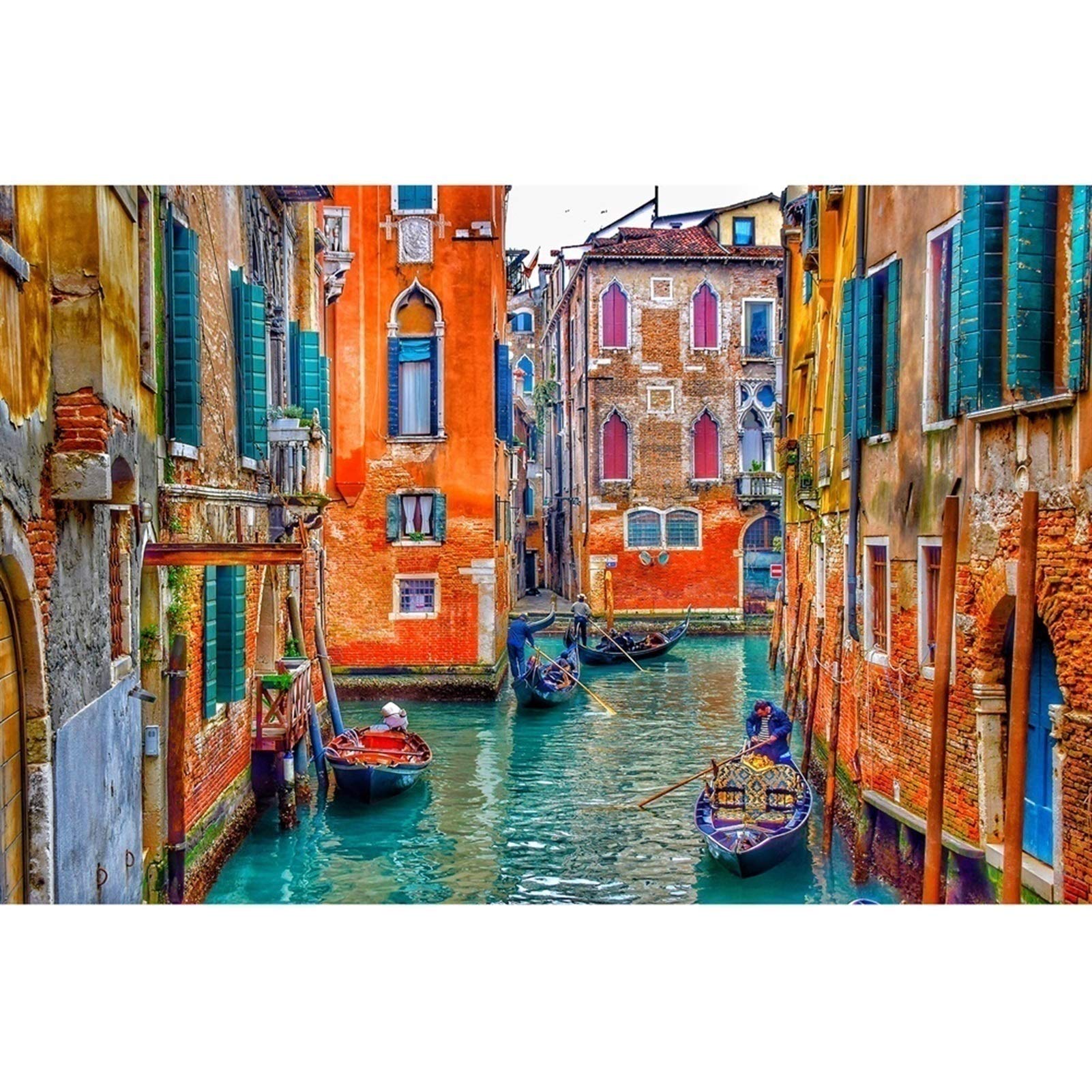Rompecabezas de degradado de 500 a 6000 piezas para adultos, 3000 piezas, juguete educativo grande Venecia colorido león regalo Navidad paisaje 0118 (color: C, tamaño: 3000 piezas)