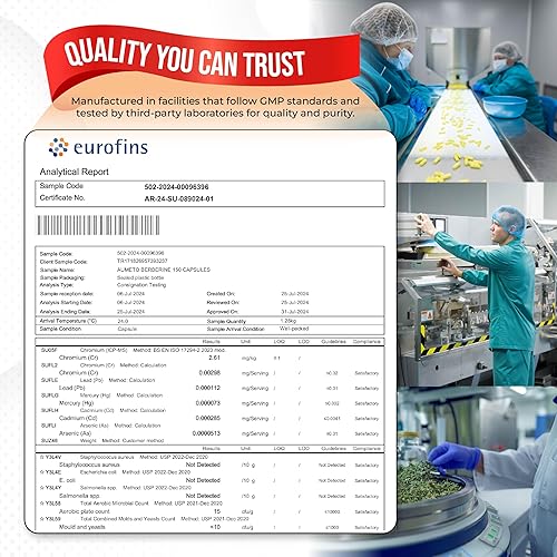 Miniatura 7 de Suplemento de berberina 8 en 1 – por cápsula proporciona – Apoya la digestión, la inmunidad – con canela de Ceilán, cardo mariano, cúrcuma, melón