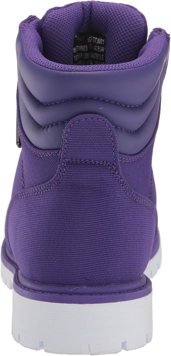 Lugz Women's Grotto Ii Lace Up Hiking Boots Fashion 7.5 Purple/White