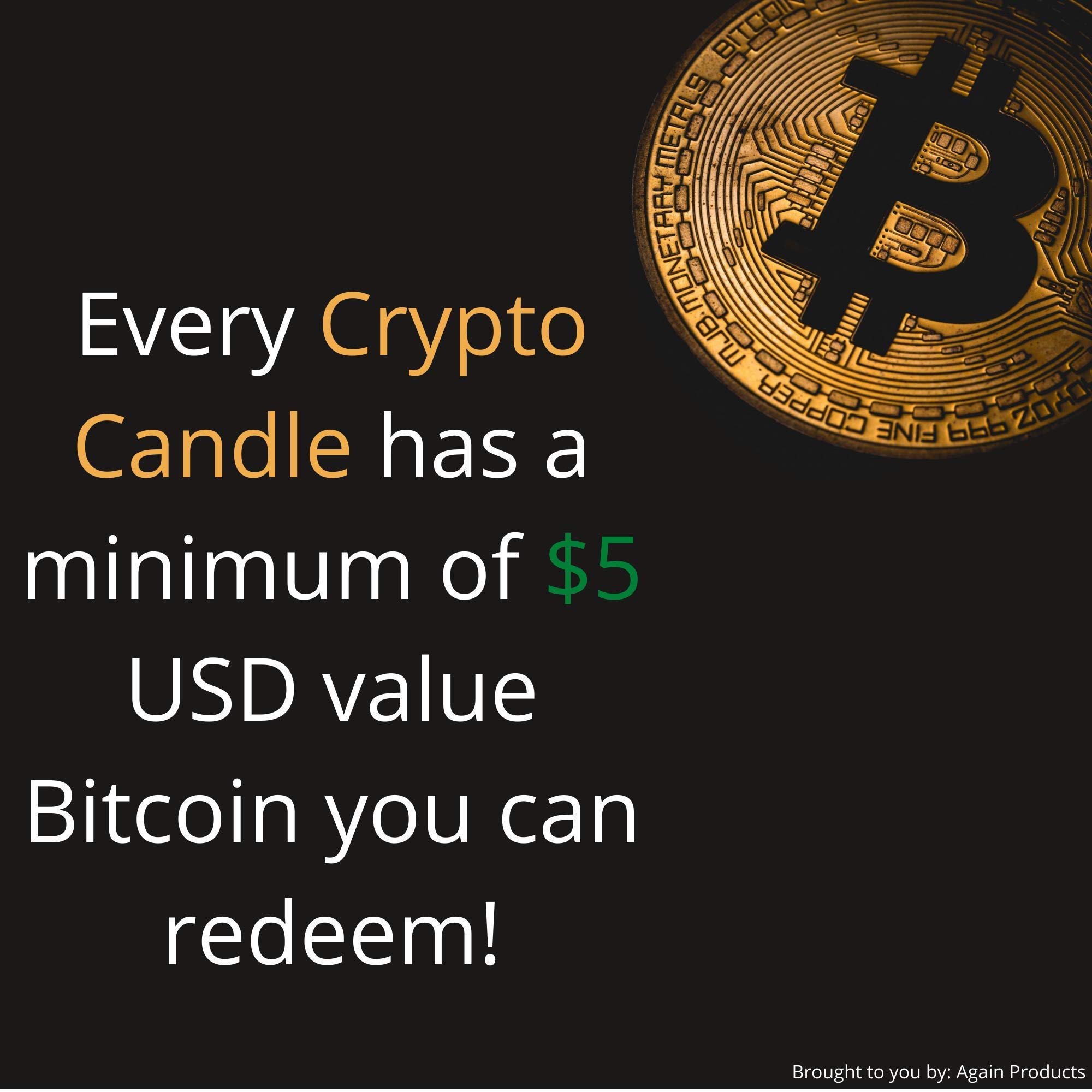 Jewelry Candles | Crypto Candle Collection | Bitcoin Token Inside |  Guaranteed $5 in Real Bitcoin Value | 21oz Made in USA | Prime | Chocolate  Chip Cookies : Buy Online at