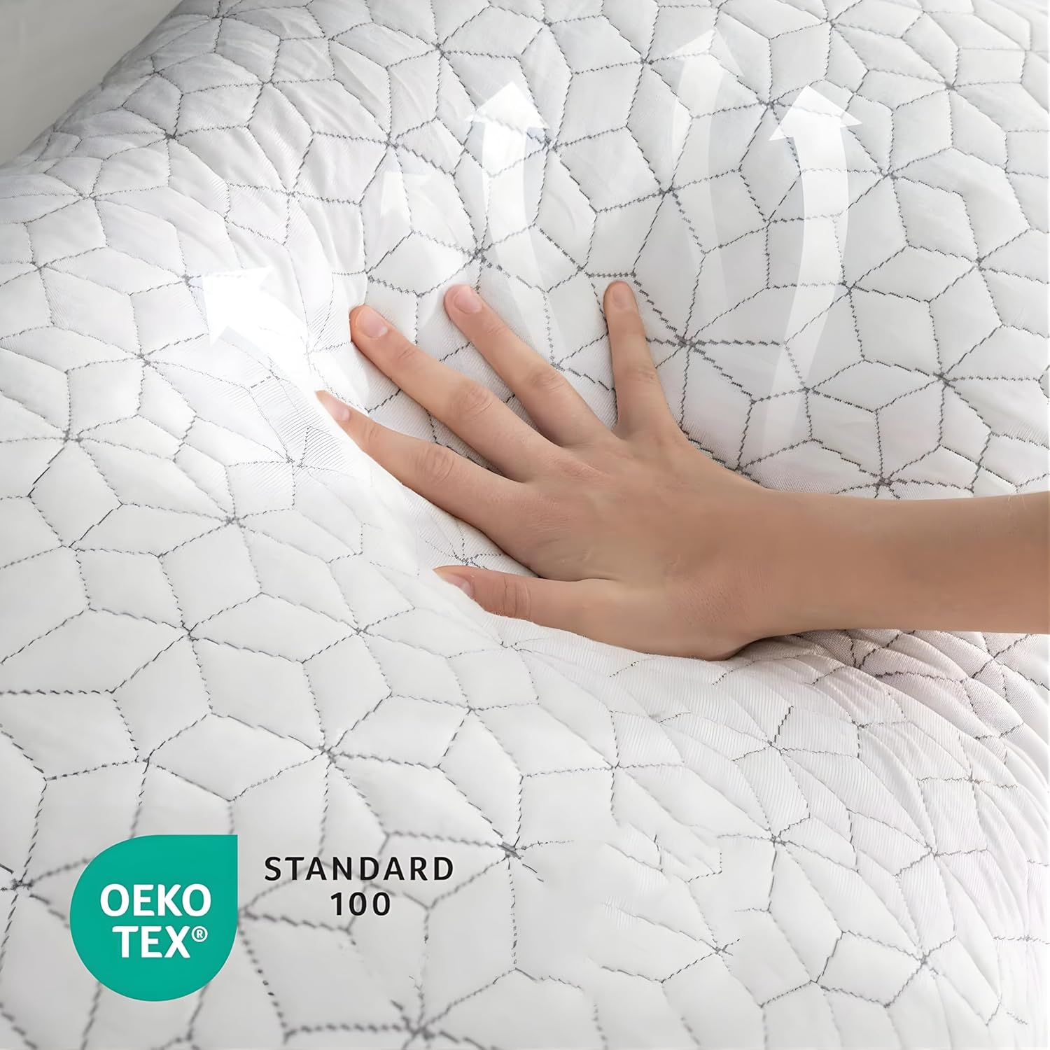 Premium Memory Foam Pillow Collection – Adjustable Shredded & Solid Foam Options – Cooling, Supportive Sleep Pillows, Queen/King (Queen (U.S. Standard), Shredded Foam)