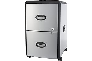 Storex Plastic File Cabinet: Compact Storage Solution with Durable Construction