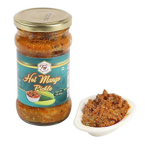 Miniatura 4 de TAJ - Pepinillo de mango picante, acar de mango picante 10.5 oz (300 g)