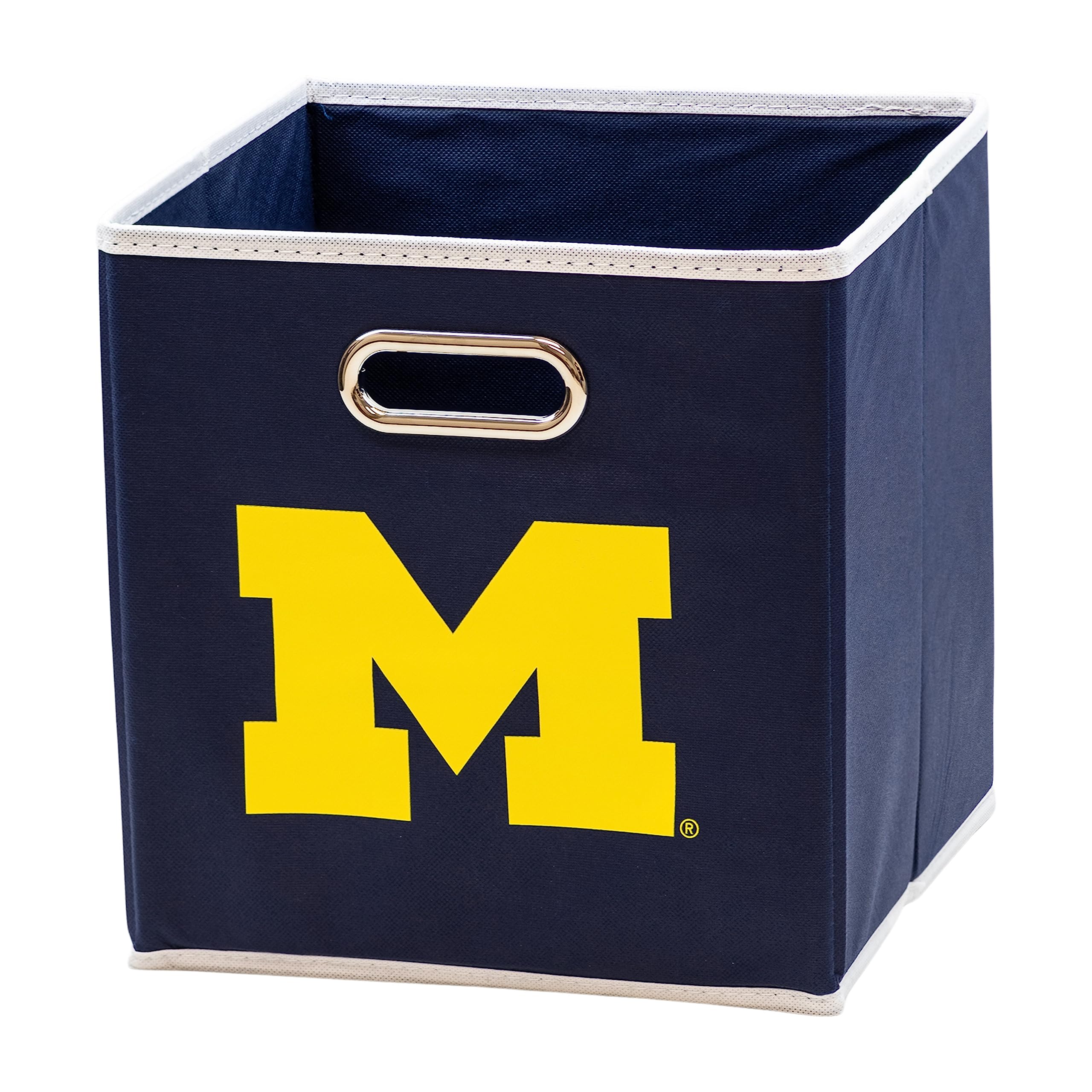 Franklin Sports NCAA College Team Fabric Storage Cubes Made to Fit Storage Bin Organizers