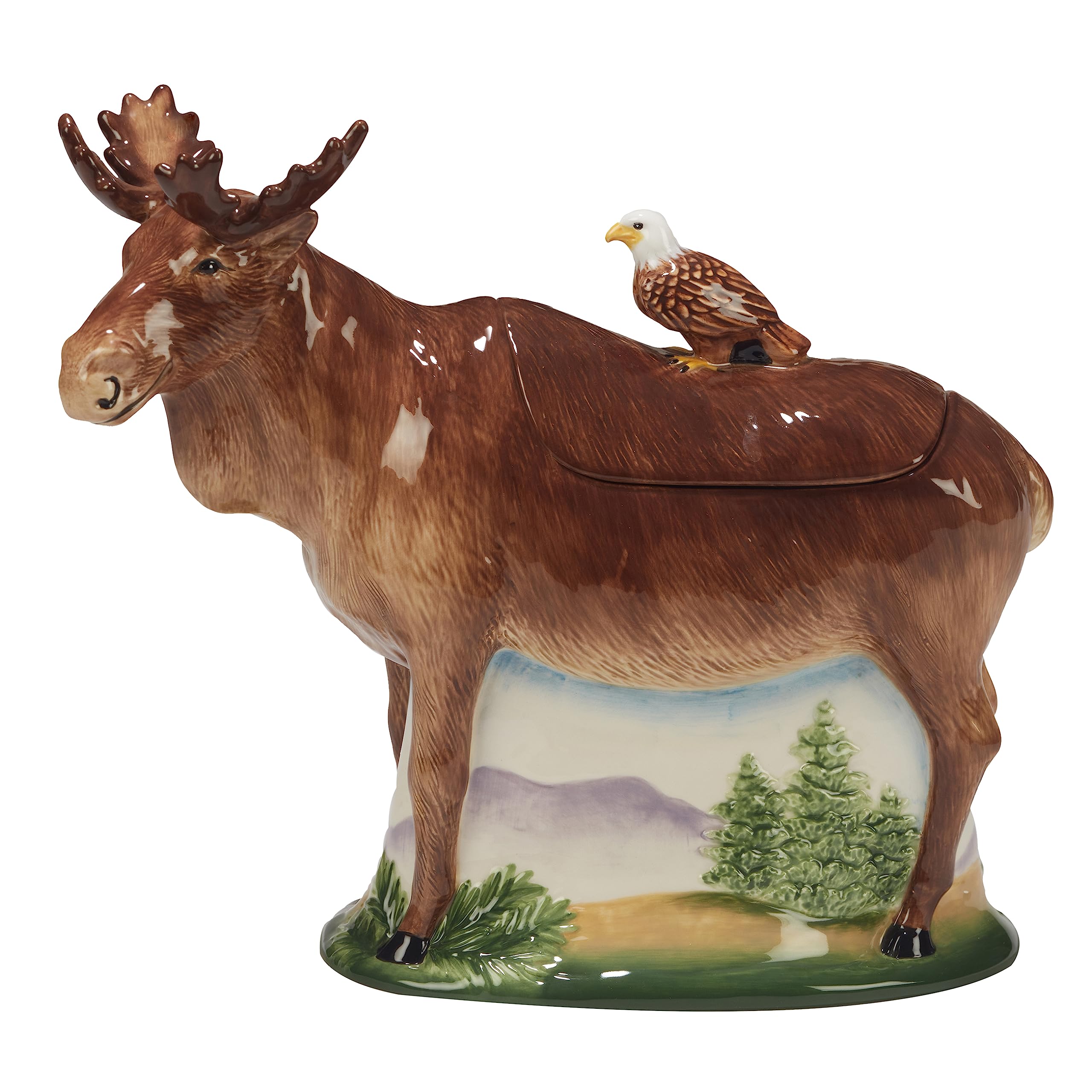 Amazon.com: Certified International Mountain Summit 3-D Moose