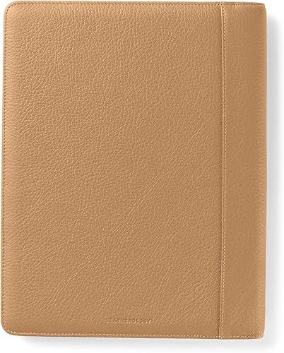 Miniatura 4 de Leatherology Padfolio estándar camel con lazo para bolígrafo