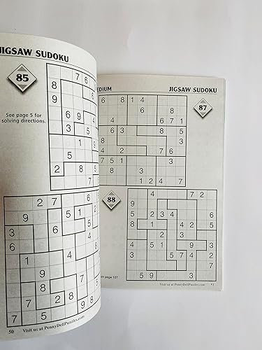 Miniatura 7 de Lot of 4 CRAZY FOR SUDOKU FAVORITES COLLECTION from the Penny Press Puzzles Volume numbers 114, 115, 116, and 117