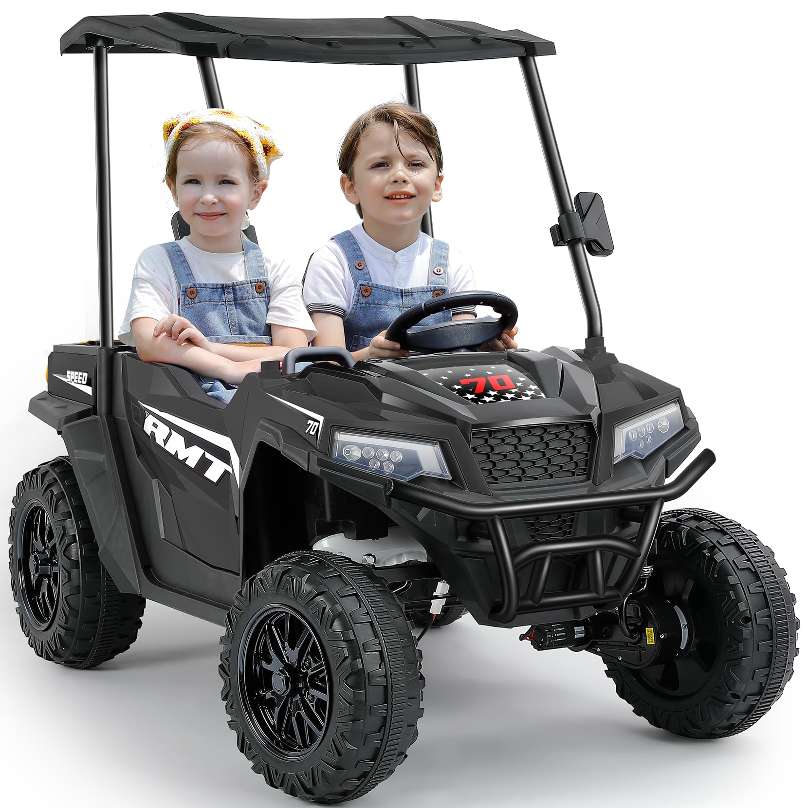 Amazon.com: ELEMARA 2 Seater Ride on Toy for Big Kids w/Sun Shade