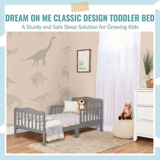 Cama Toddler Dream On Me Classic Design Steel Grey miniatura 7