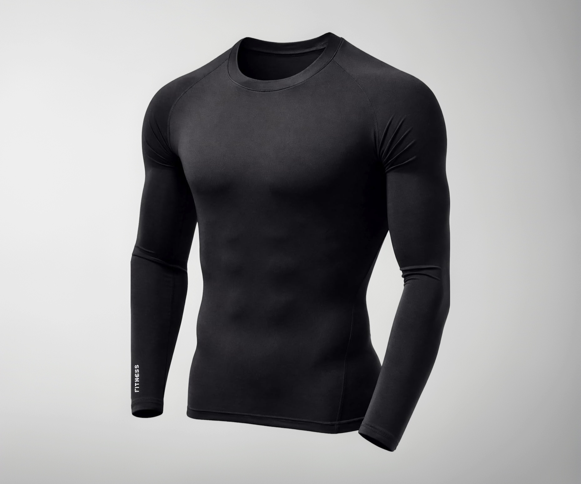 NEVER QUIT Men’s Compression Shirt Pack of 1 or 2 - Image 1