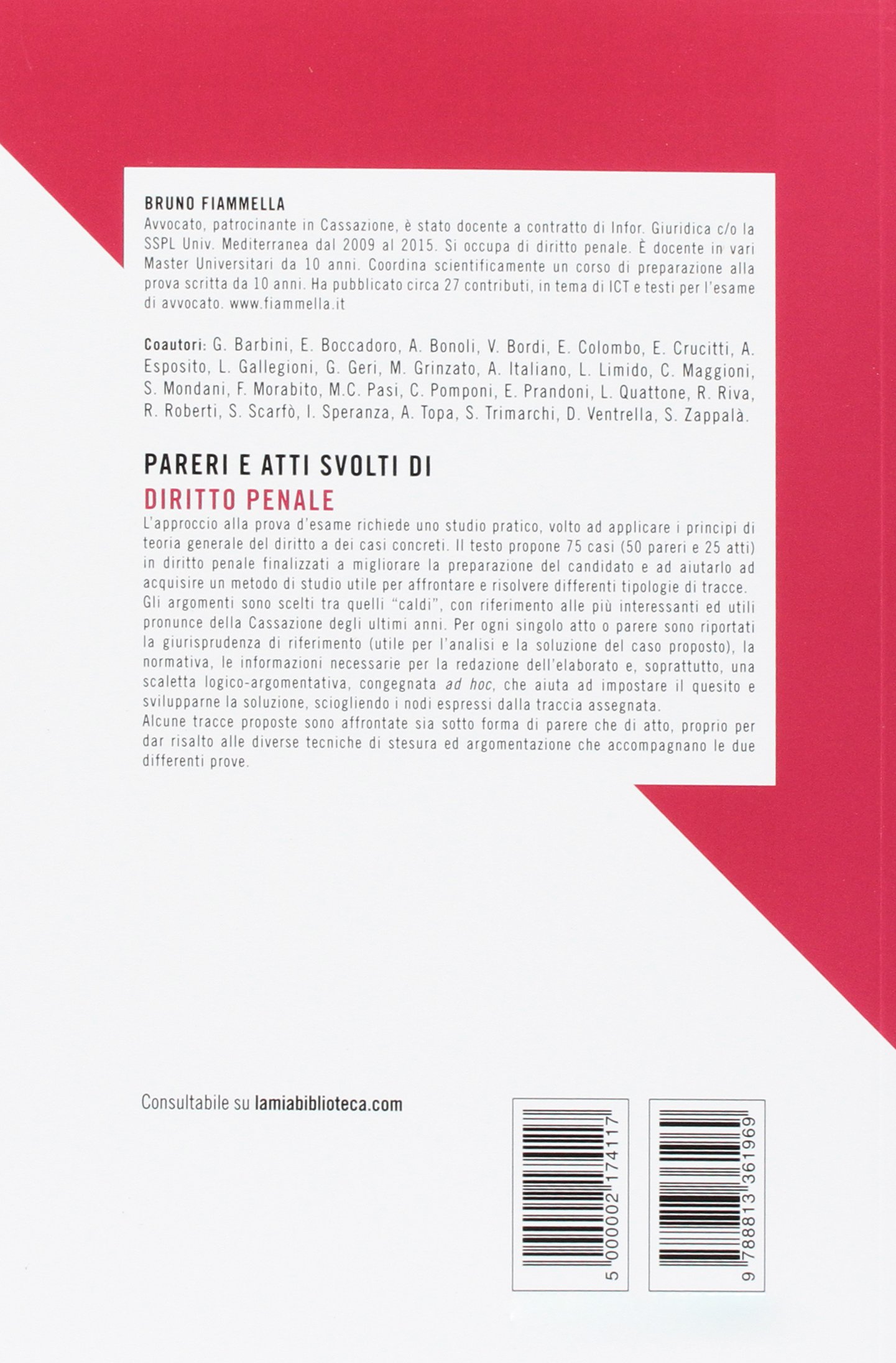 Pareri e atti svolti di diritto penale. Per l'esame di avvocato