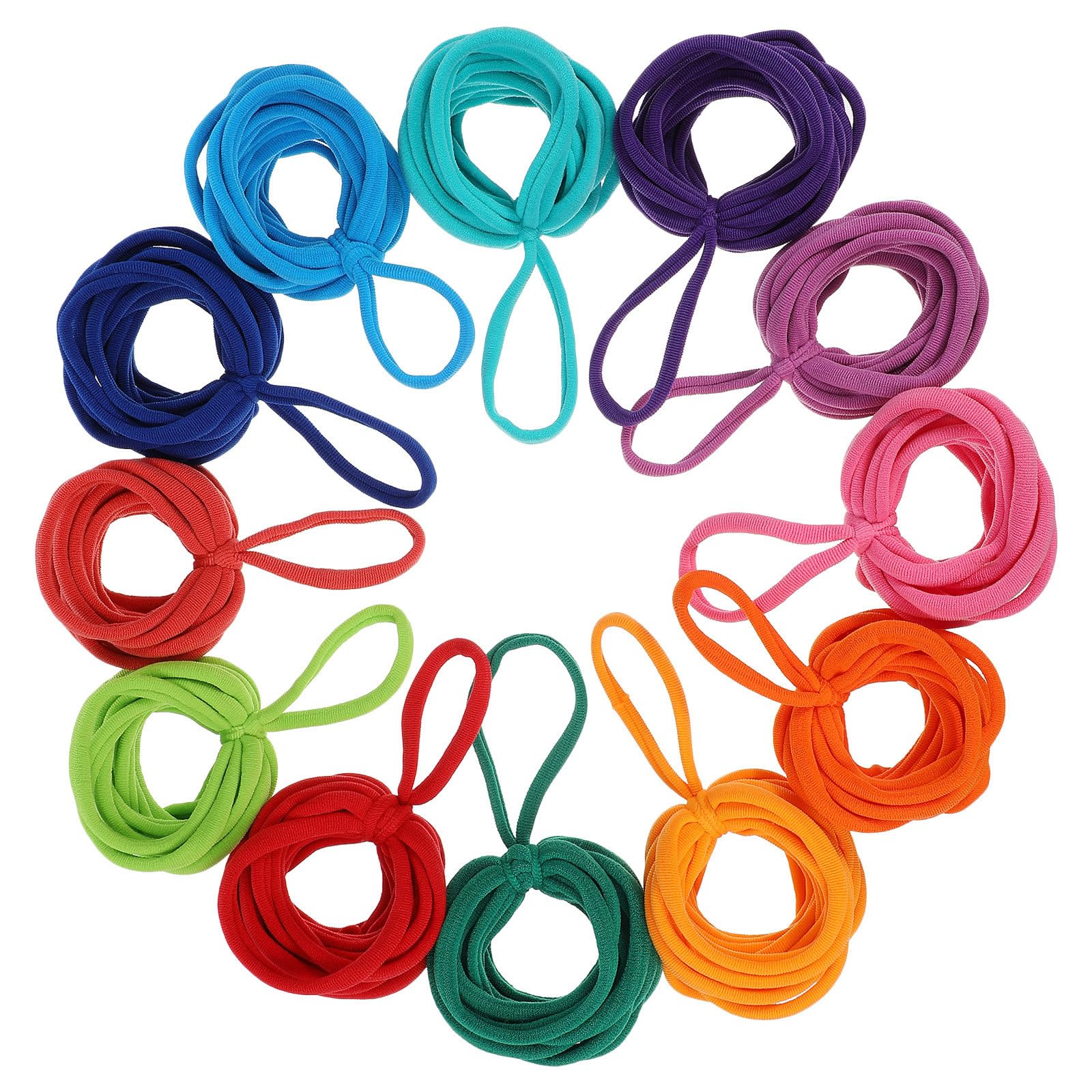 Hilo elástico para tejer y manualidades DIY con cordón elástico de repuesto textil