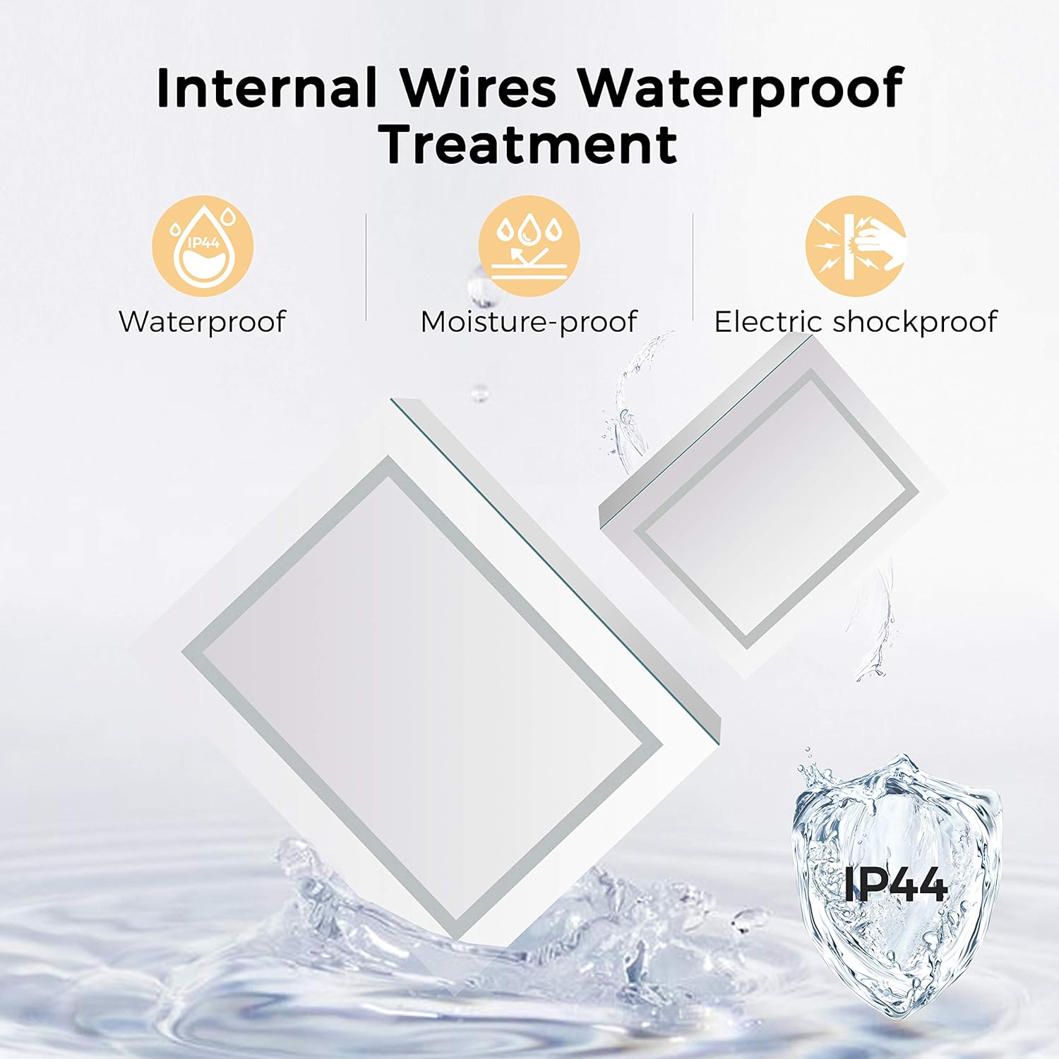 70% Off Everything DELAVIN 24 x 31 Inch LED Medicine Cabinet, Recessed or Surface Mount Mirror Cabinet, Space Saver, Intelligent Switch, IP44 Waterproof, Aluminum Frame, Vertical Installation Only